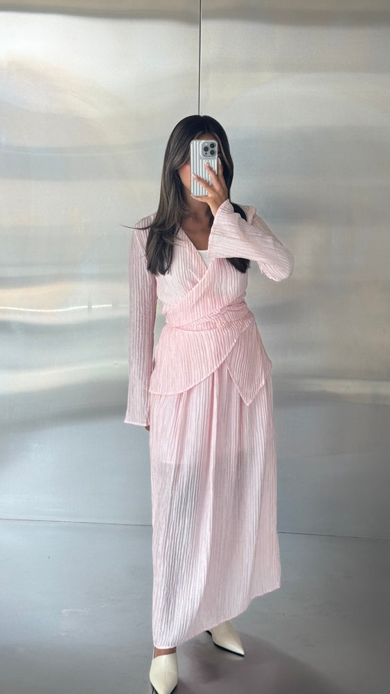2PC Wrinkled Skirt Sets