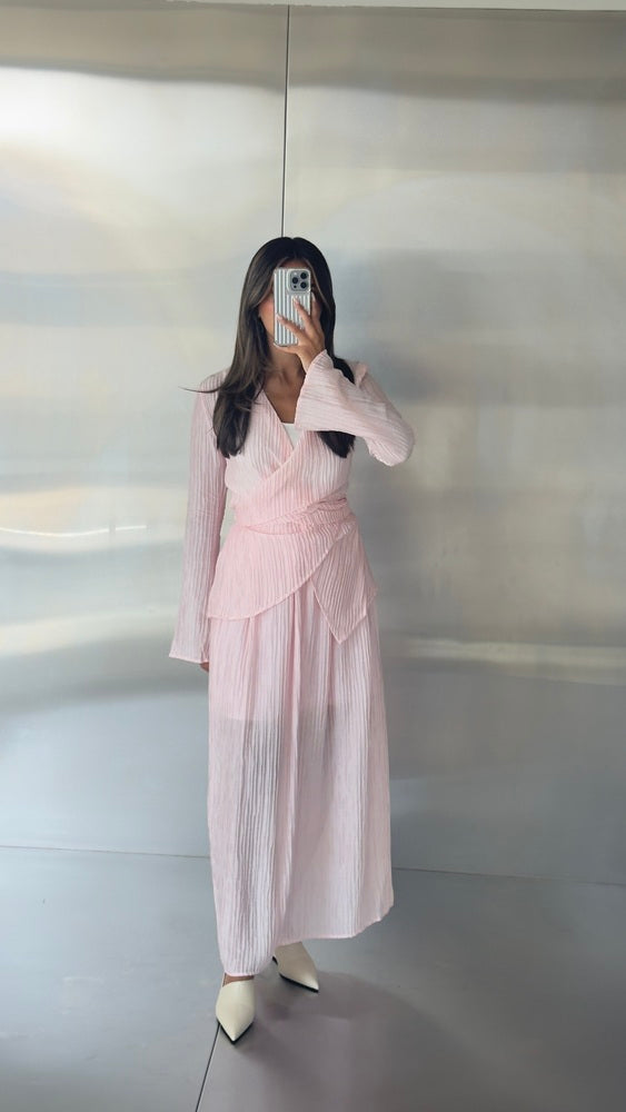 2PC Wrinkled Skirt Sets