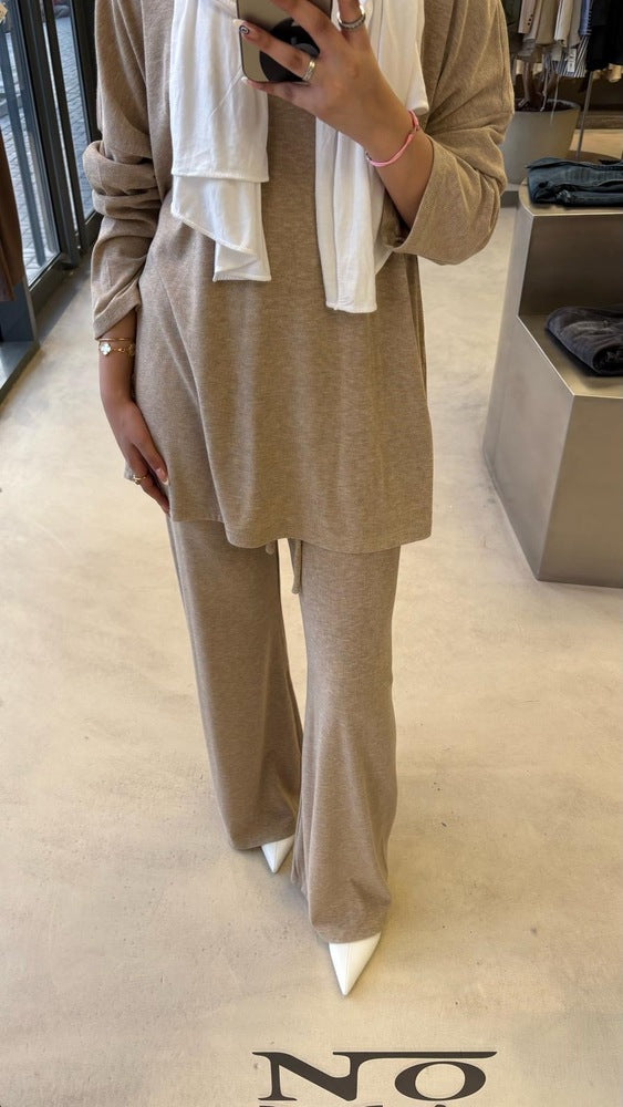 Long-sleeved Shirt Set