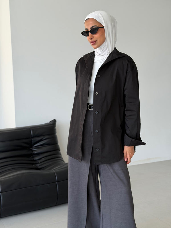 Stand Collar Overshirt