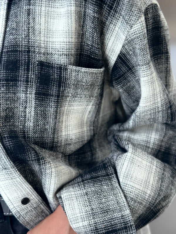 Plaid Fannel Long Sleeve Top