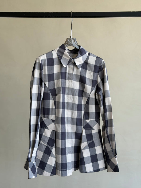 Plaid Waisted Shirt
