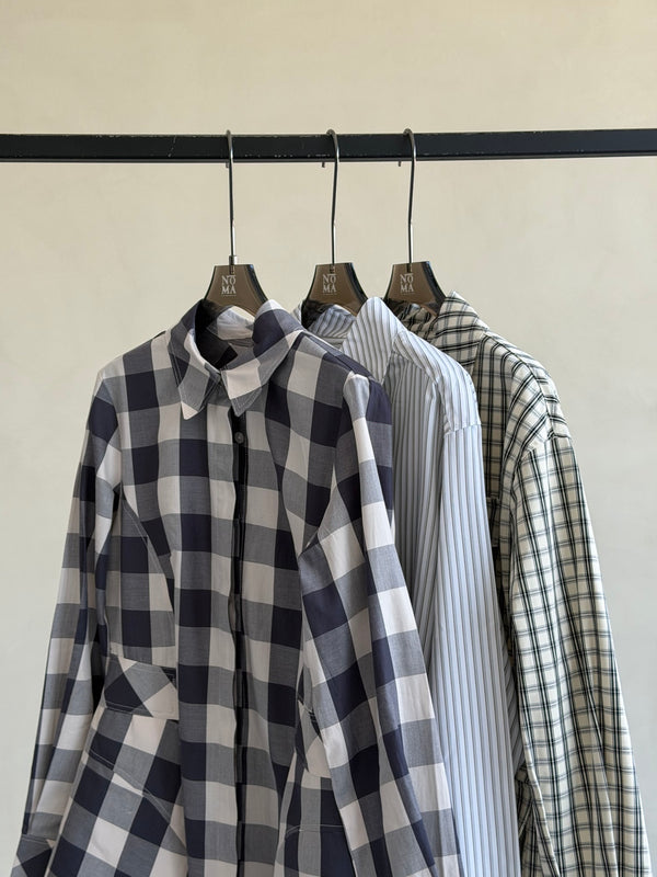 Plaid Waisted Shirt