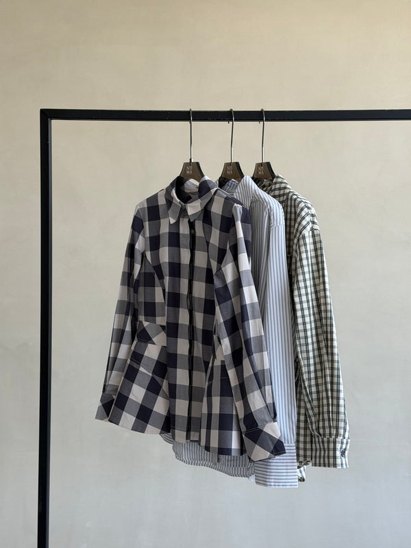 Plaid Waisted Shirt