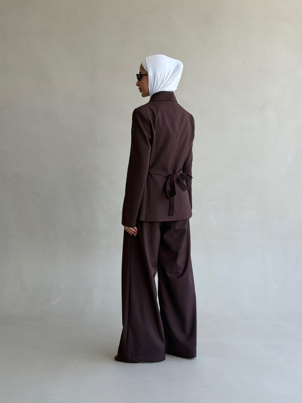 Cinched Tailored Silhouettes Suit
