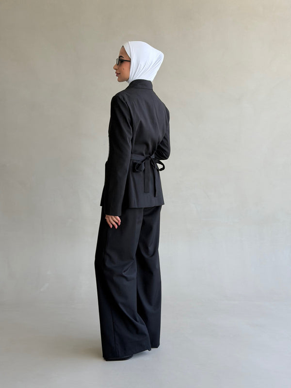 Cinched Tailored Silhouettes Suit