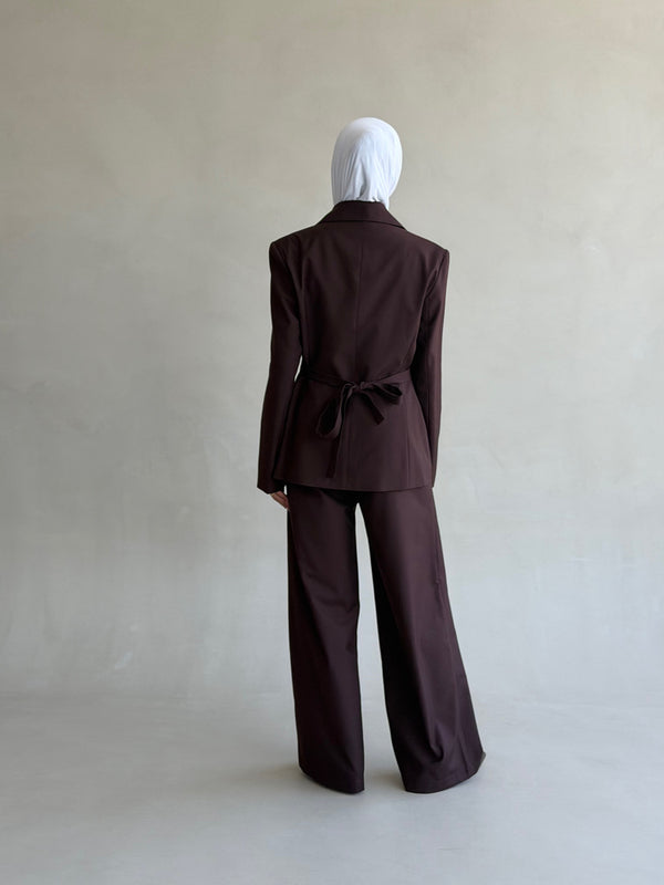 Cinched Tailored Silhouettes Suit