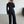 Pinstripe Hourglass Blazer Suit