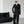 Overlapped Pinstripe Suit Set