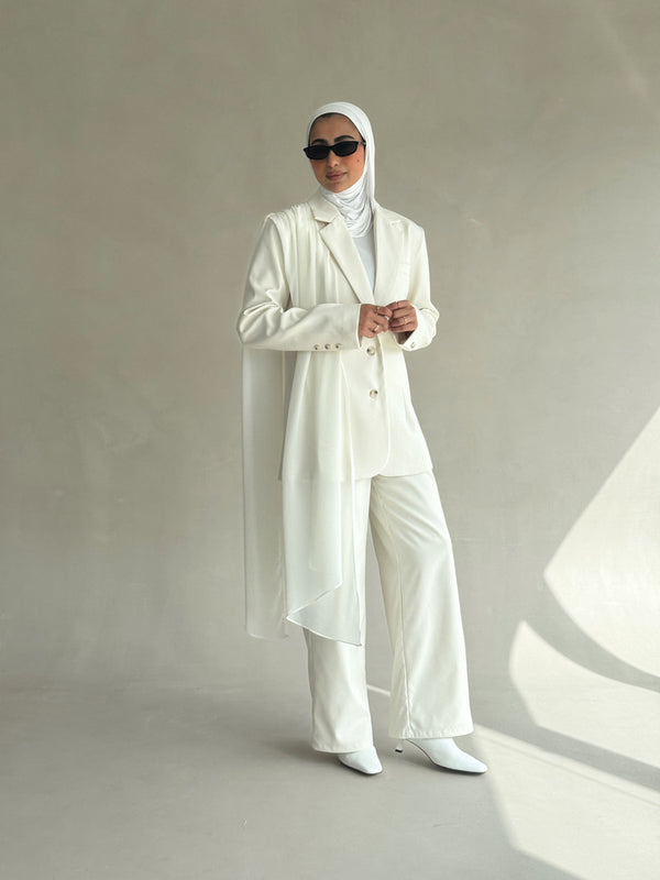 Mesh Scarfed Set 2PC