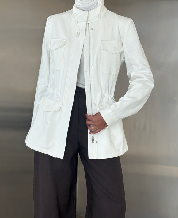 4 Pockets Drawstringed Blazer