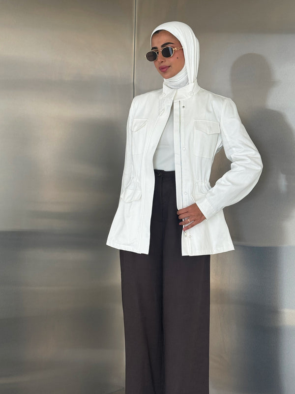 4 Pockets Drawstringed Blazer
