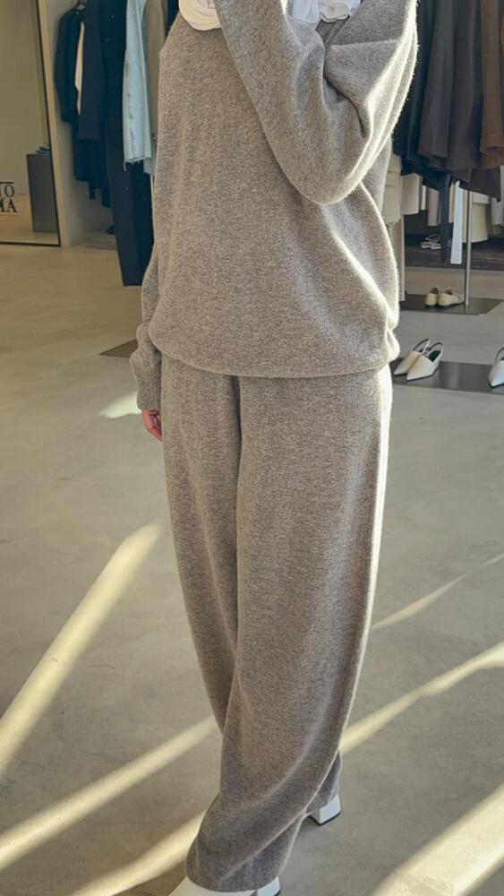 Knitted 2PC Set w/ Pants Lace