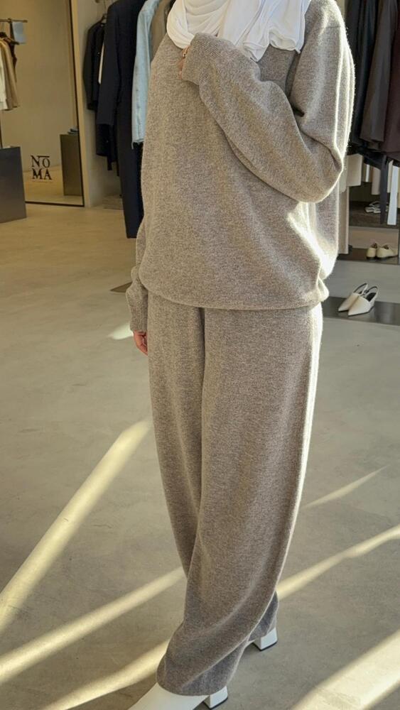 Knitted 2PC Set w/ Pants Lace
