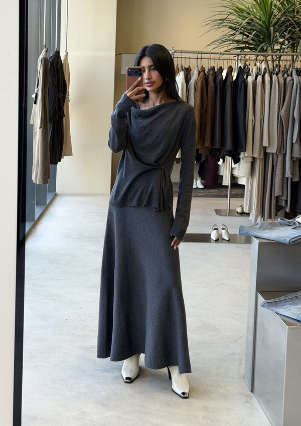 Knitted Side Buttoned Set