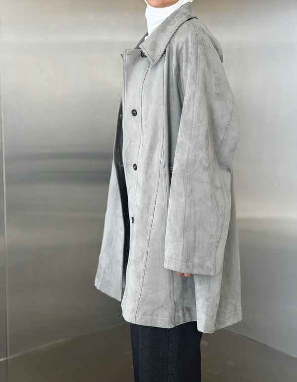 Suede Jacket 4 Buttons