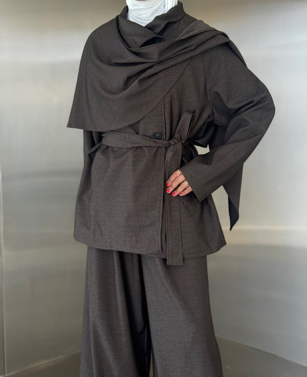 Belted Scarf Set