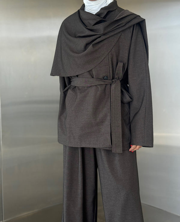 Belted Scarf Set