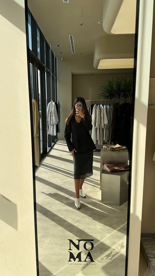Classic Mesh Skirt Set