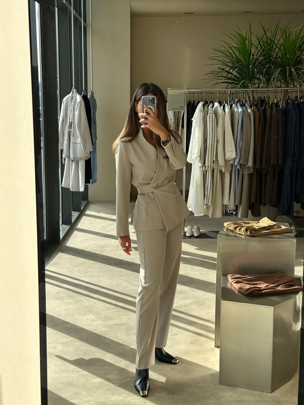 Side Cinch Belted Set