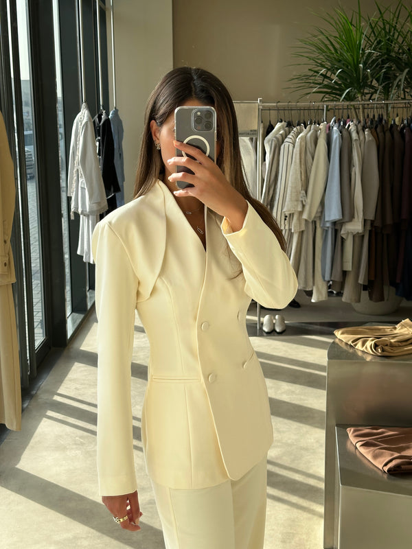 Drape Blazer Set