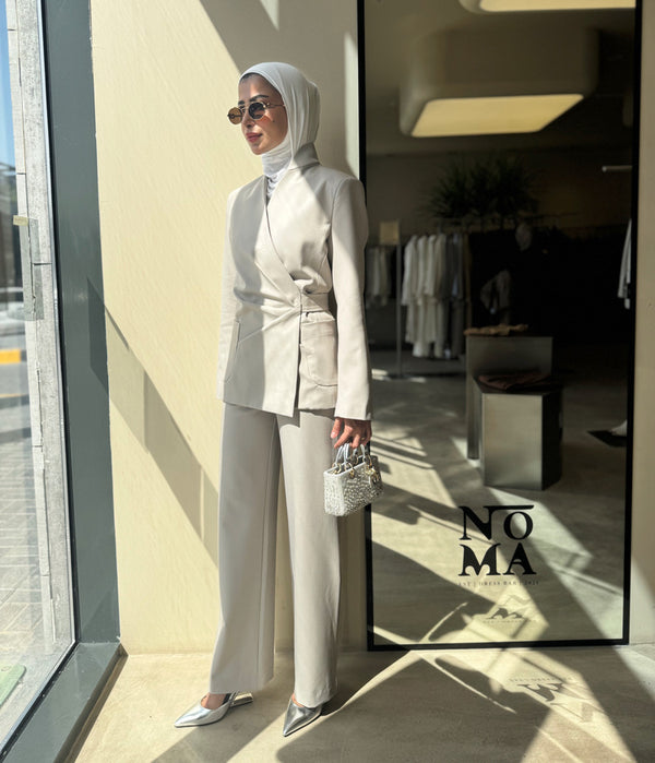 Side Cinch Belted Set