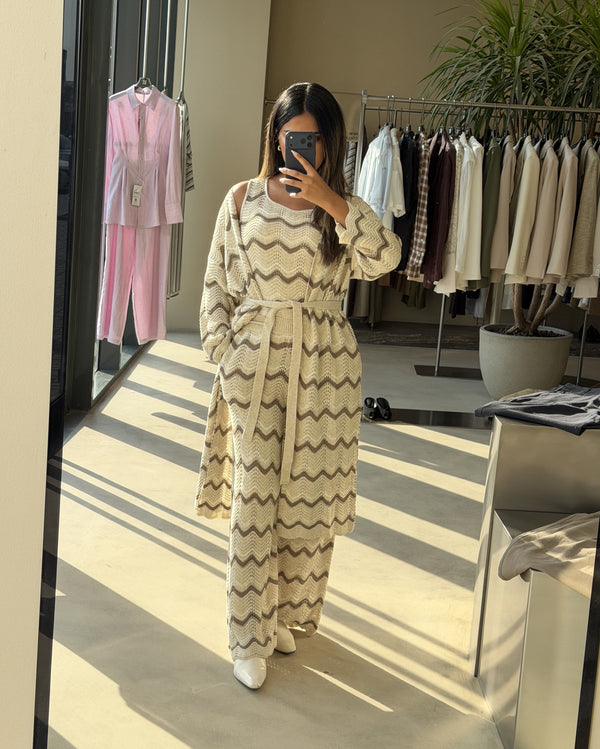 Chevron Loungewear 3pc Set