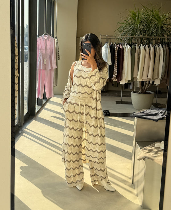 Chevron Loungewear 3pc Set