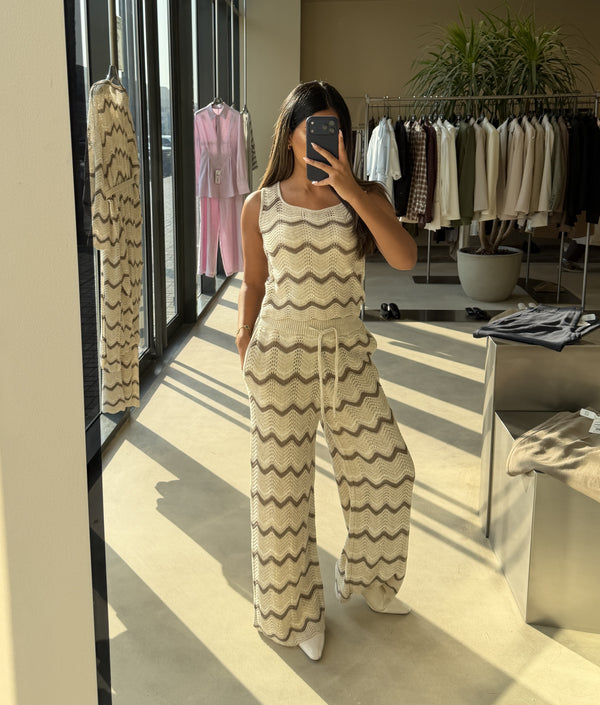 Chevron Loungewear 3pc Set