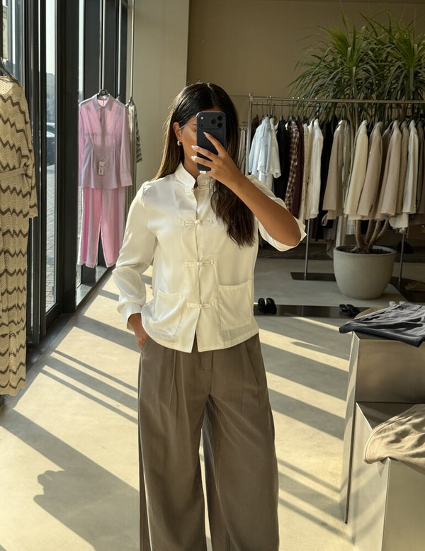 Satin Pankou Top