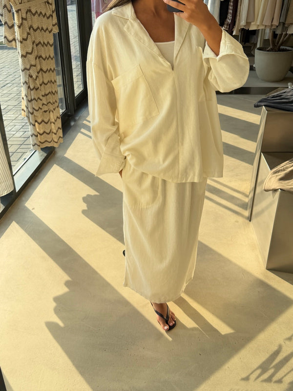 Comfy Linen Skirt Set