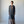 Gray 2PC Set Kaftan w/ Brown Color