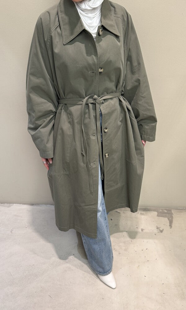 Double Belt Loop Trench Coat