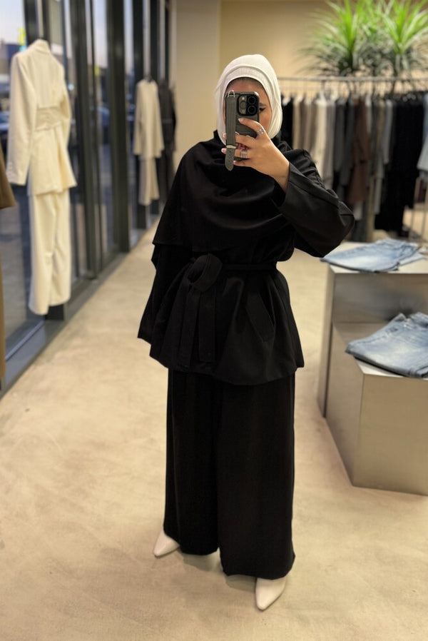Belted Scarf Set