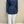 Navy Belted Blazer + White Pants Set