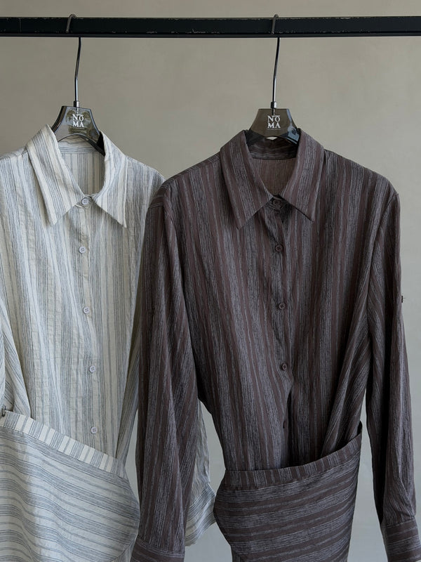 Checked Wrap Shirt