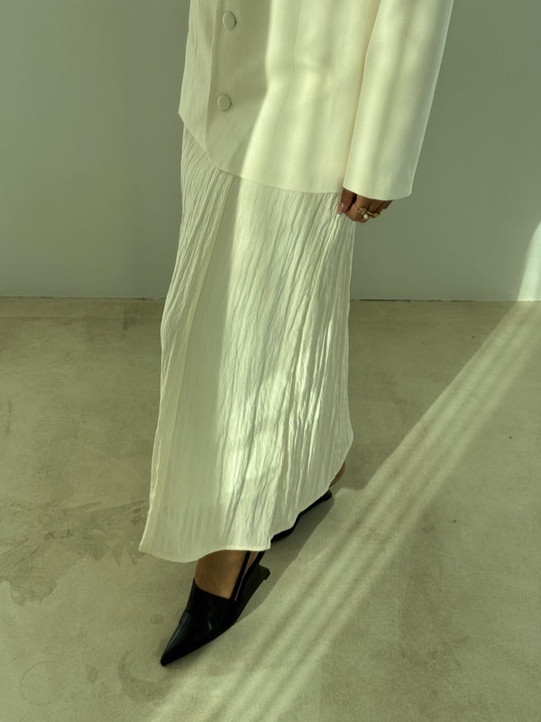 2PC Elegant Round Neck Skirt Set