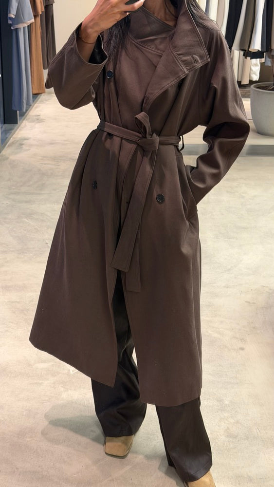 7-button Belted Trench Coat