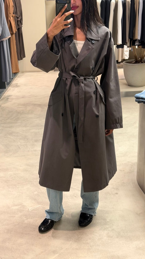 7-button Belted Trench Coat