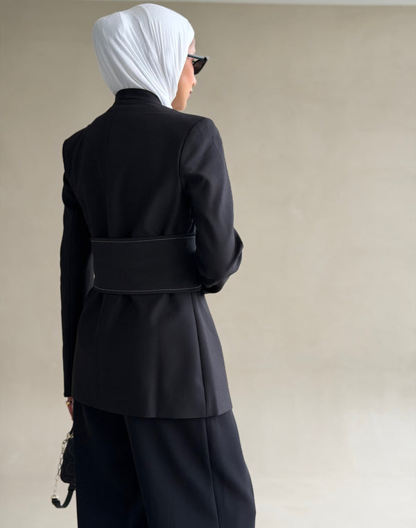 Side Buckle Closure Blazer