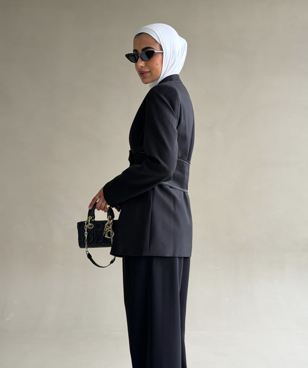 Side Buckle Closure Blazer