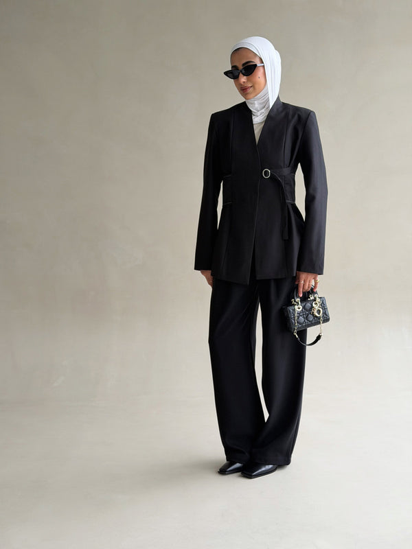 Side Buckle Closure Blazer