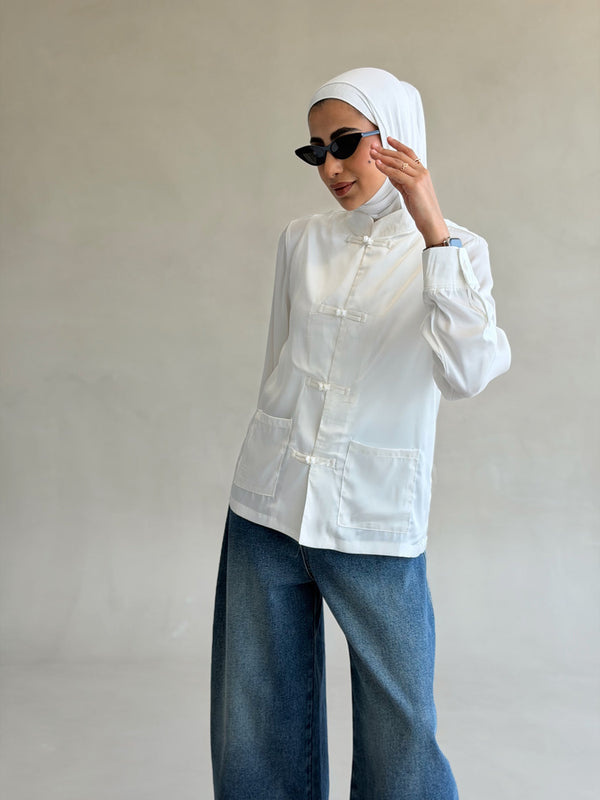 Satin Pankou Top