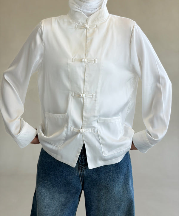 Satin Pankou Top