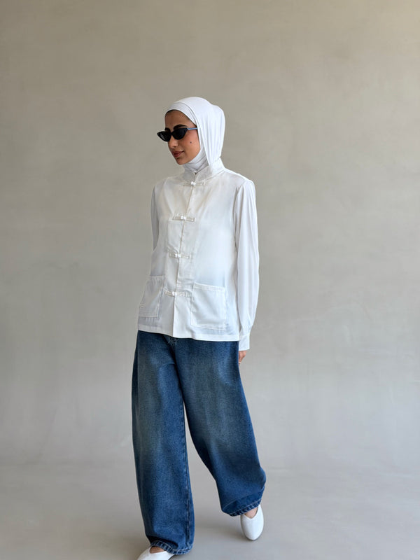 Satin Pankou Top
