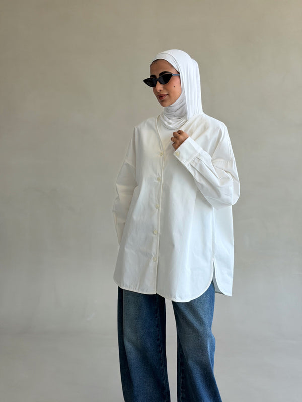 V-neckline Top