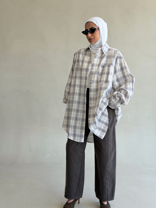 Plaid Oxford Shirt