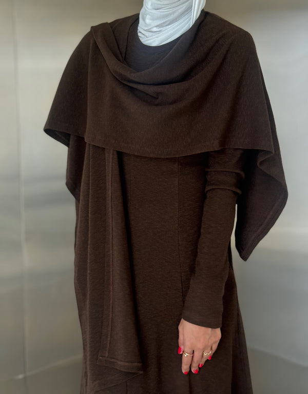 Lightweight Long Dress w/ Shawl