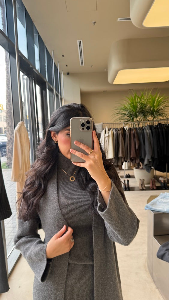3PC Turtleneck Skirt Set
