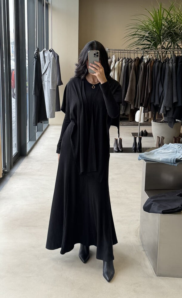 Lightweight Long Dress w/ Shawl